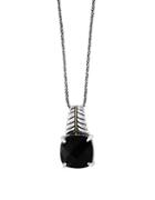 Effy Black Onyx, 18k Goldplated And Sterling Silver Pendant Necklace