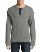 Lucky Brand Thermal Cotton Henley