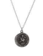Dogeared Reminder Saint Francis Sterling Silver Pendant Necklace