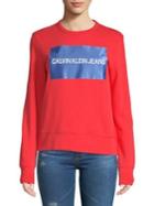 Calvin Klein Jeans Wordmark Cotton Sweatshirt