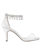 Nina Vera Rhinestone Ankle Strap Pumps