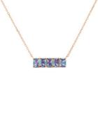 Lord & Taylor Crystal Pendant Cable Chain Necklace