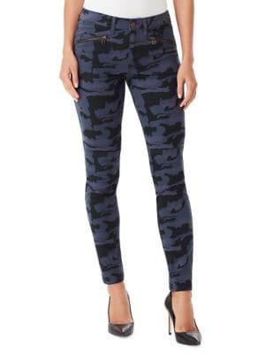 William Rast Jane Skinny Camo Utility Zip-pocket Jeans