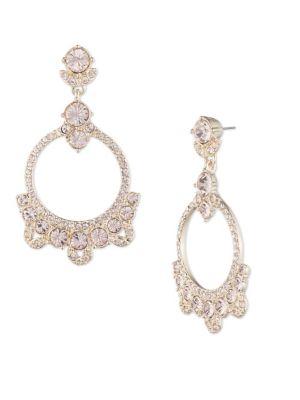 Givenchy Crystal Orbital Drop Earrings