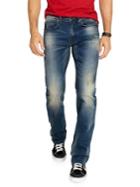 Buffalo David Bitton Six-x Sand Blasted Relaxed-fit Jeans