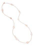 Kenneth Cole New York Under Construction Mother-of-pearl And Mixed Geometric Stone Long Station Necklace