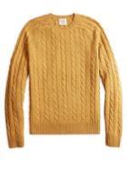 Brooks Brothers Red Fleece Crewneck Cable-knit Sweater