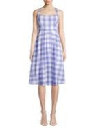 Astr The Label Lillian Cotton & Linen Blend A-line Dress