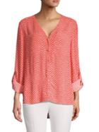 Jones New York Polka Dot Button-down Shirt