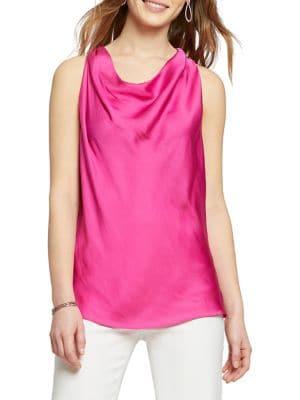 Nic+zoe Destination Cowlneck Blouse