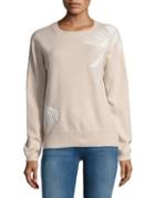 Magaschoni Embroidered Long-sleeve Sweater