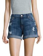 7 For All Mankind Rolled-cuff Five-pocket Shorts