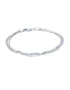 Lord & Taylor Sterling Silver Ball-bar Chain Bracelet
