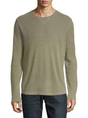 Black Brown Long Sleeve Crewneck Shirt