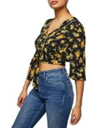 Miss Selfridge Blossom Tie-front Tee