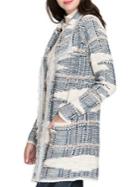Nic+zoe Textured Long-sleeve Cardigan