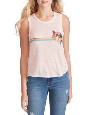 Jessica Simpson Knox Printed Sleeveless Top