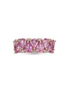 Marco Moore 14k Rose Gold, Pink Sapphire & 0.13 Tcw Diamond Ring