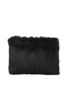 Adrianna Papell Rabbit Fur Clutch Bag
