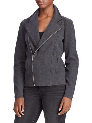 Lauren Ralph Lauren Cotton-blend Moto Jacket