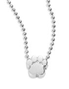 Alex Woo Sterling Silver Paw Icon Necklace
