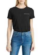 Lauren Ralph Lauren Cotton-blend Pocket Tee