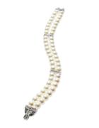 Nadri Double-row Faux Pearl Bracelet