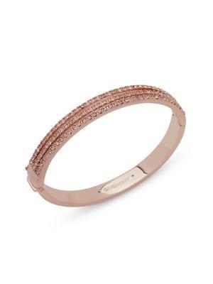 Givenchy Three-row Pave Swarovski Crystal Bangle Bracelet