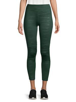 Sam Edelman Camo-printed Moto Leggings