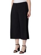 Tahari Arthur S. Levine Plus Plus Pleated Wide-leg Pants