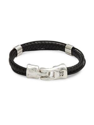 Uno De 50 Leather Braided Bracelet