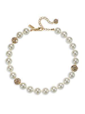 Badgley Mischka Faux-pearl Necklace