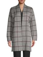 Calvin Klein Houndstooth Open-front Jacket