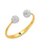 Kate Spade New York Goldtone And Cubic Zirconia Open Hinge Cuff Bracelet