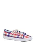 Jack Rogers Carter Plaid Fabric Sneakers