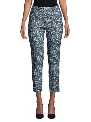 Michael Michael Kors Petite Tiny Wild Flower Cropped Pants