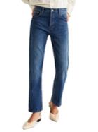 Mango Mid-rise August Straight-leg Jeans