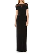 Laundry By Shelli Segal Matte Jersey Gown