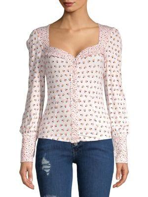 Free People Kissin Kate Long Sleeve Top