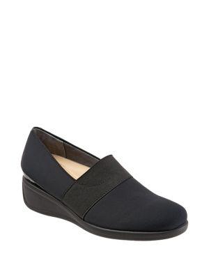 Trotters Marley Microfiber Wedge Loafers