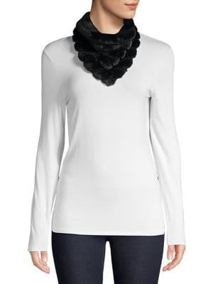 Laundry By Shelli Segal Faux Fur Collar Scarf