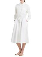 Donna Karan Cotton Button-down Shirtdress