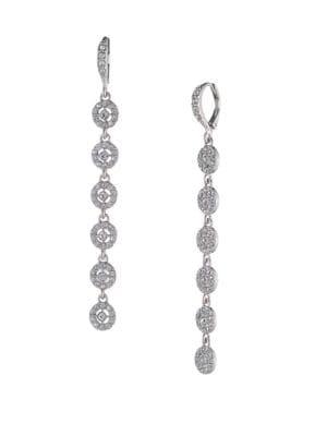 Givenchy Crystal Halo Drop Earrings