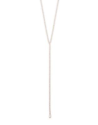 Design Lab Lord & Taylor Crystal Linear Necklace