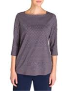 Olsen Rustic Luxury Geometric-print Top