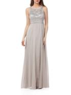 Js Collections Beaded Empire Gown