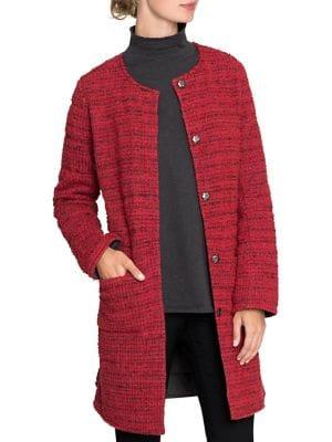 Nic+zoe Textured Buttoned Jacket