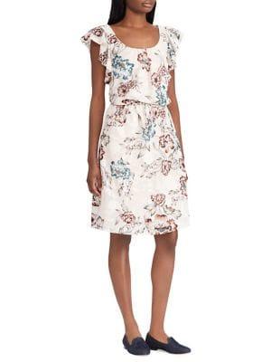 Lauren Ralph Lauren Petite Floral Jacquard Dress