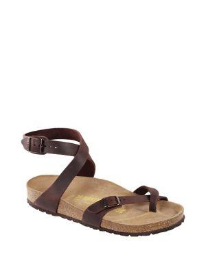 Birkenstock Yara Oiled Leather Toe Ring Sandals