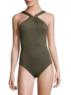 Michael Michael Kors Open-back One-piece Swimsuit